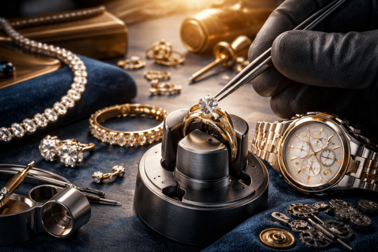 KI generiertes Bild von Schmuck und Uhren